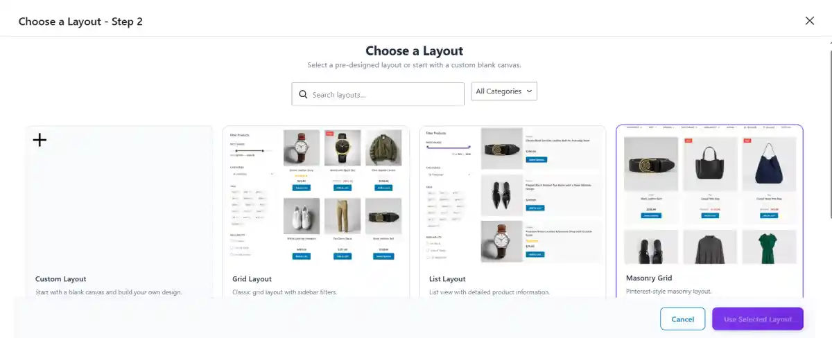 add new template screenshot