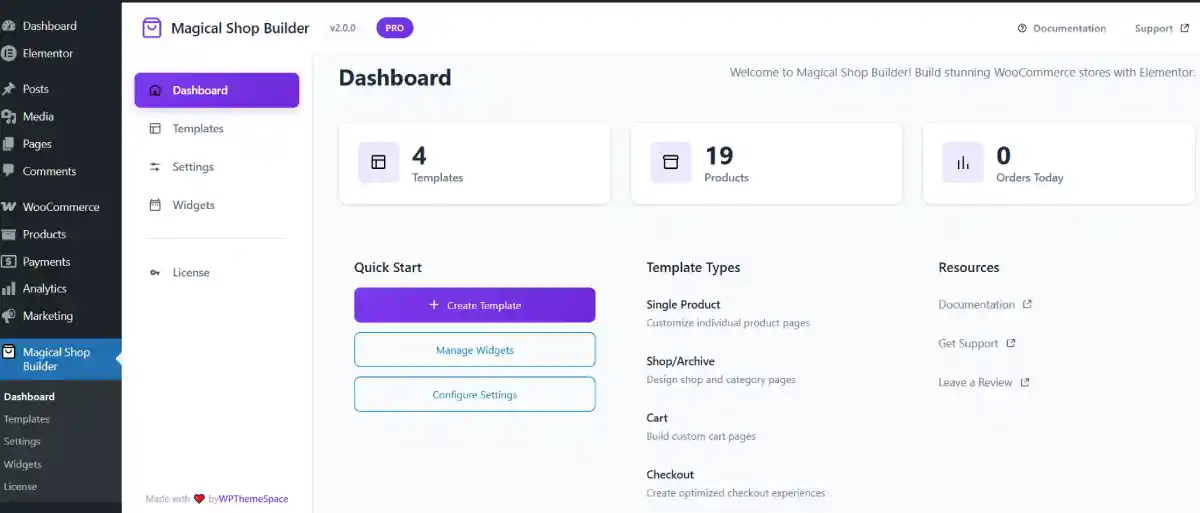 Admin Dashboard Overview